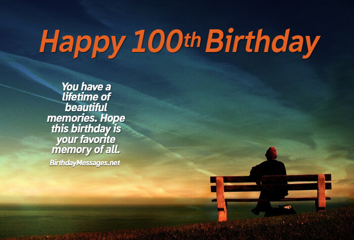 100th Birthday Wishes To Mark A Major Milestone Turning 100