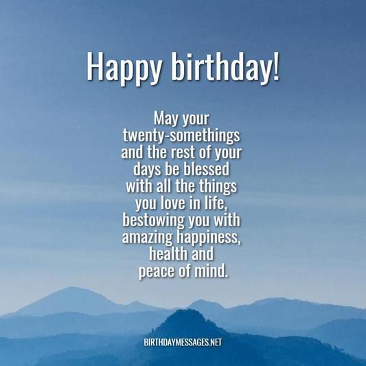 20th Birthday Wishes: 100 Unique Birthday Messages for 20 ...