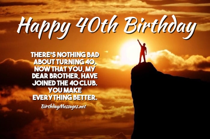 40th Birthday Wishes & Quotes: Birthday Messages for 40 ...
