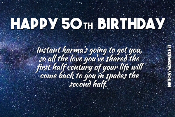 50th Birthday Wishes Quotes Happy 50th Birthday Messages D42