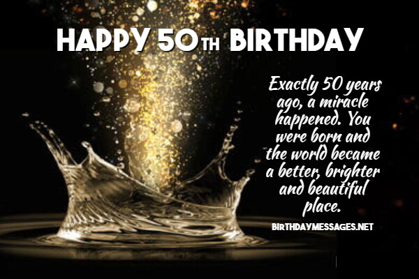 Happy Birthday 50 Years Quotes 50th Birthday Wishes Q - vrogue.co