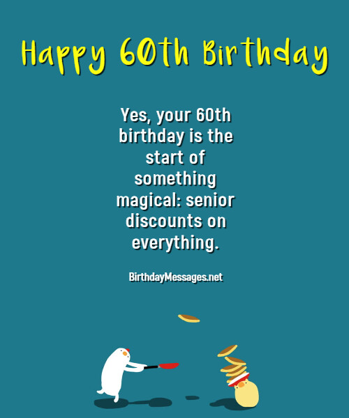 Featured image of post Funny 60Th Birthday Wishes For Dad