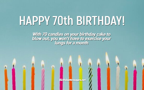70th Birthday Wishes Quotes Birthday Messages For 70 Year Olds 
