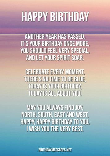Birthday Poems - Give Beautiful Poems & Poem eCards as Birthday Gifts