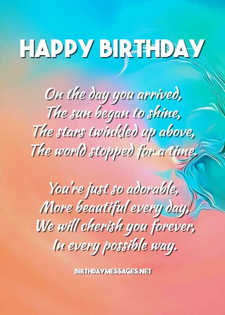 Sentimental Birthday Poems: Sentimental Birthday Messages