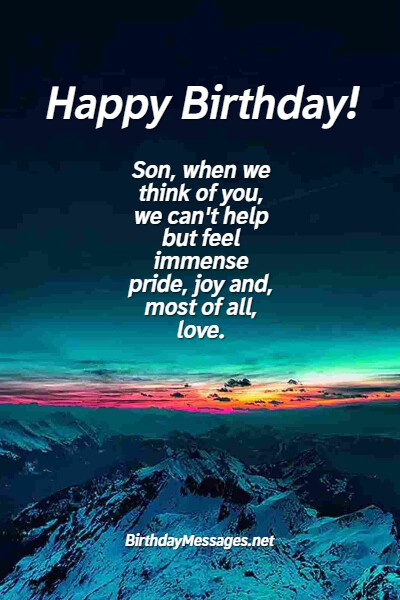 Son Birthday Wishes & Quotes: Heartfelt Birthday Messages for Sons