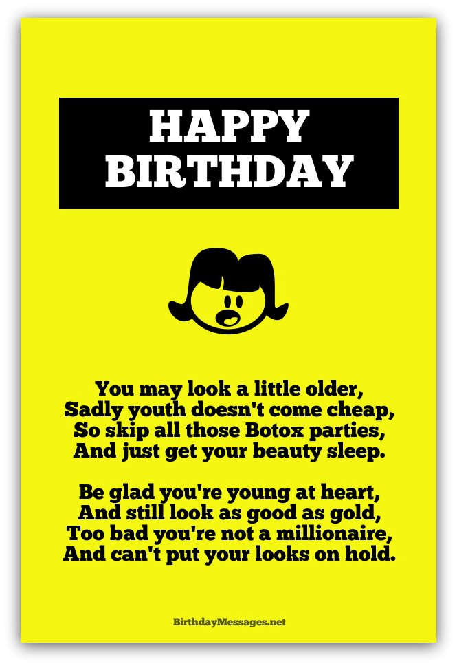Funny Pictures For A Birthday - massage for happy birthday