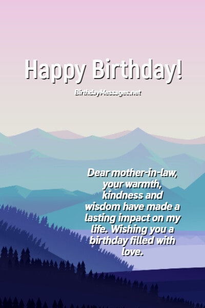 Mother-in-Law Birthday Wishes: Birthday Messages for Mother-in-Law